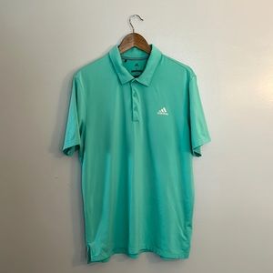 Adidas Green Golf Polo
